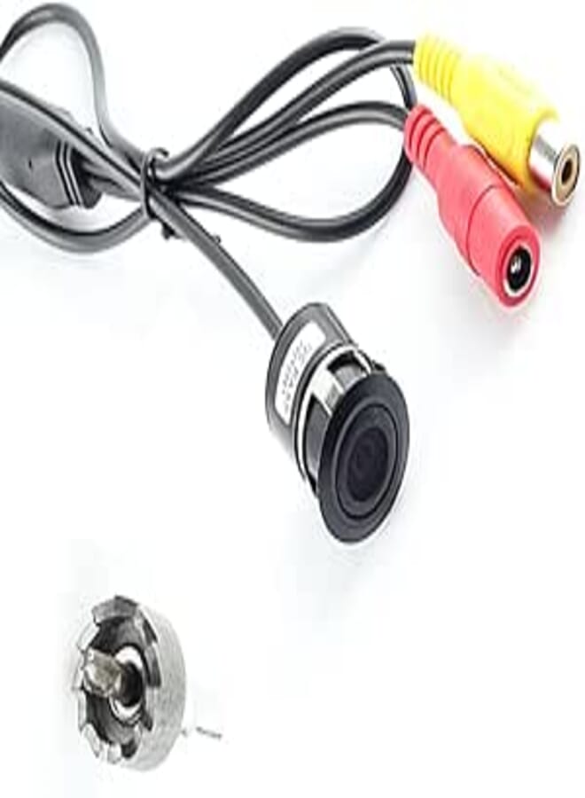 Cocar AC18 Car Auto Rear View Camera Backup Cam Bumper Hole Drilling 18mm Mount Universal Fit Parking Assistance Grid Lines
